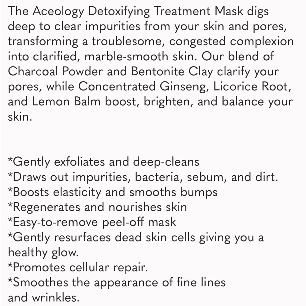 Aceology Detoxifying Treatment Mask - Picture 7 of 7